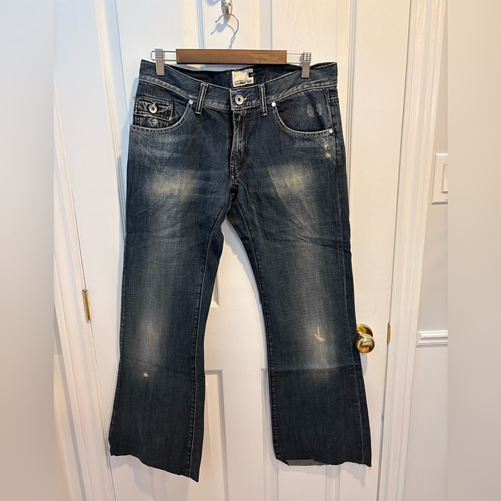 Energie Men's Bootcut Jeans - Dark Blue